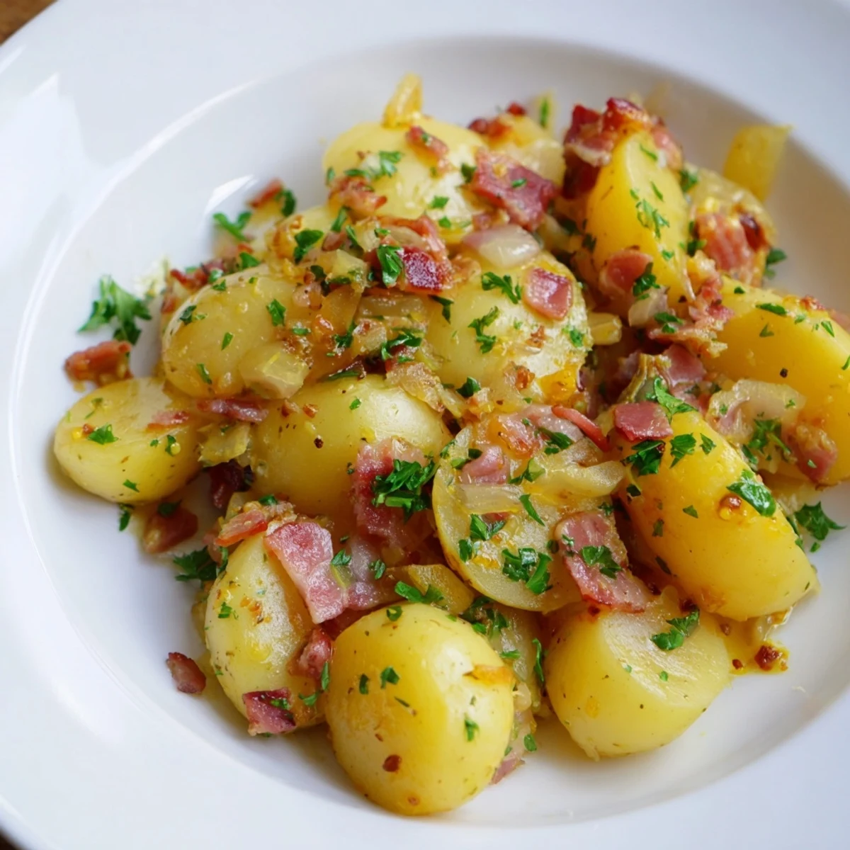 Warmer deutscher Kartoffelsalat