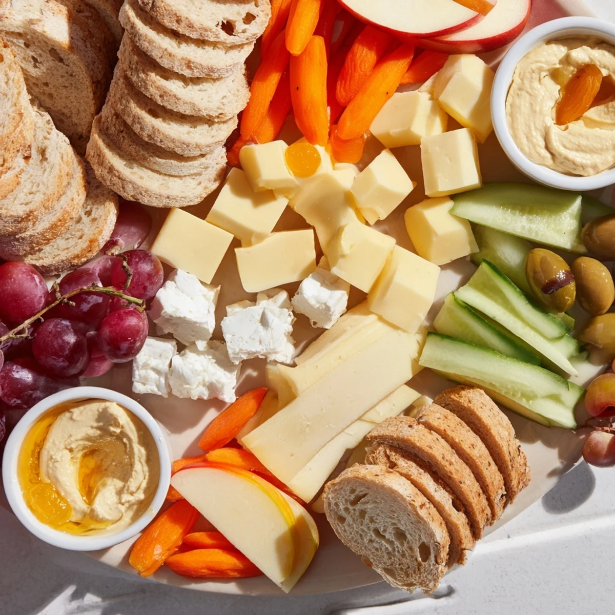 Picknick Snack Platte vielseitig