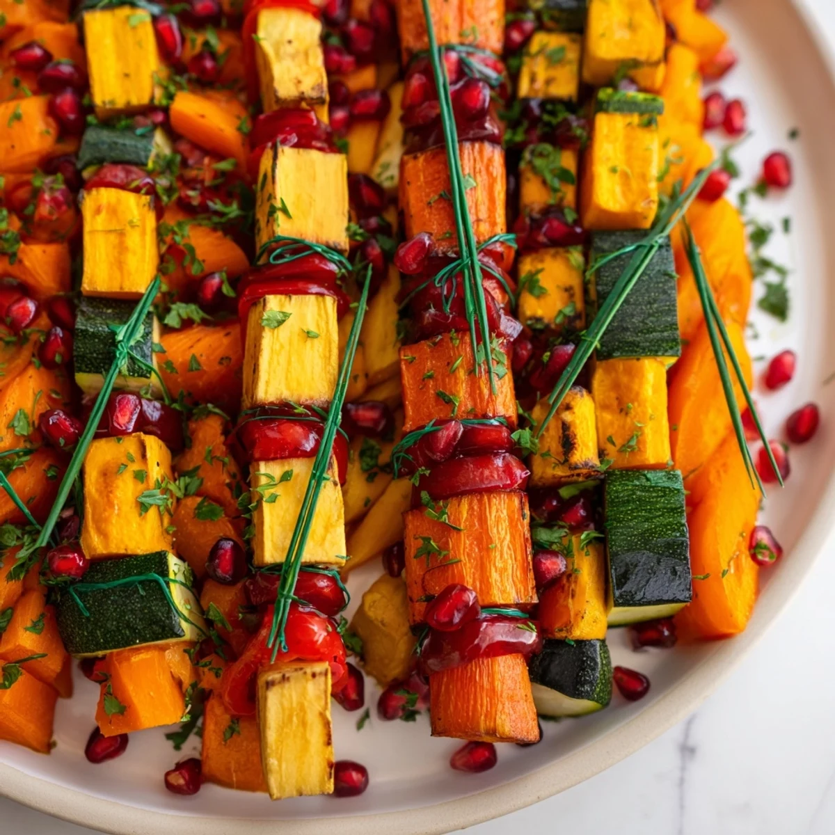 Festive Christmas Present Veggie Crates, roasted to perfection, filled with colorful holiday vegetables for serving.