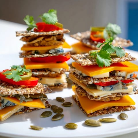 Southwest Mesa Appetizer Stack