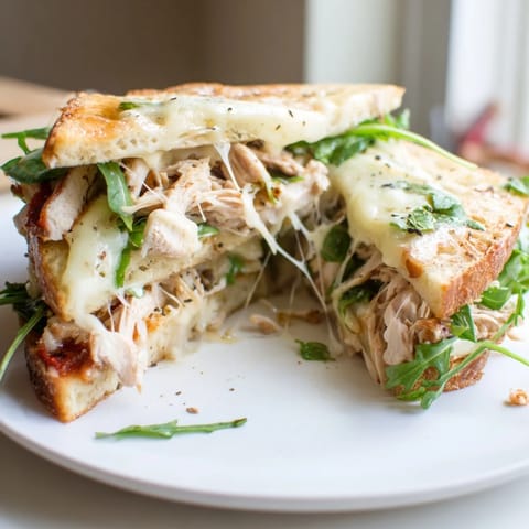 Leftover Pizza Chicken Sandwich