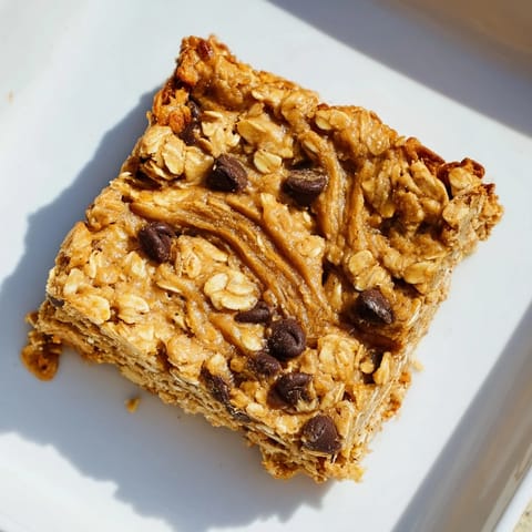 These no-bake Peanut Butter Banana Oat Bars offer a delightful blend of flavors and textures, with bananas.