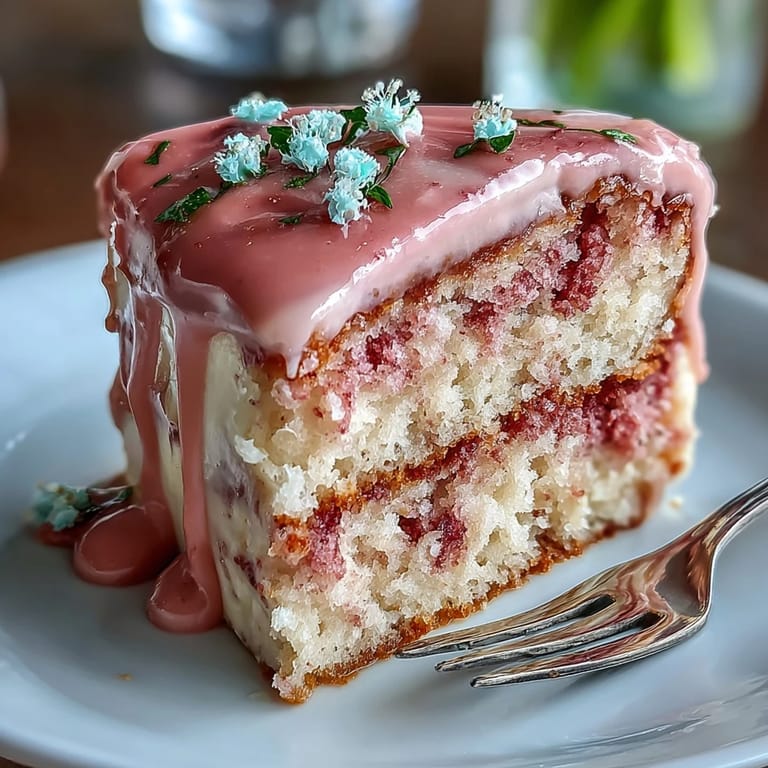 Hochzeitstorte: Rosé-Samtkuchen mit dekadentem goldenen Drip-Finish.